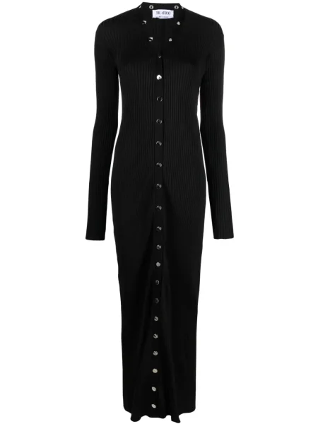 Rochie The Attico tricotate de costum negru