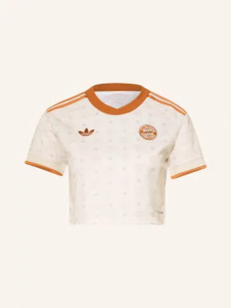 Adidas Krátké Tričko Fc Bayern München Mcm krémová / tmavě oranžová