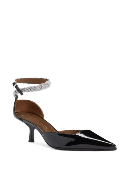 Pantofi cu toc Giuseppe Zanotti de cristal negru