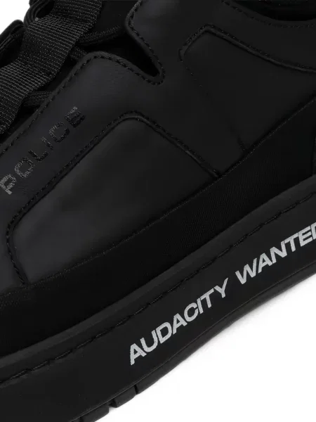 Sneakers Police με σχέδιο μαύρο