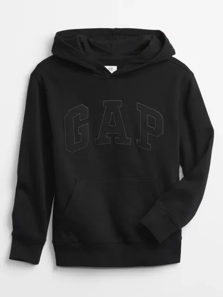 Mikina s kapucňou Gap čierna