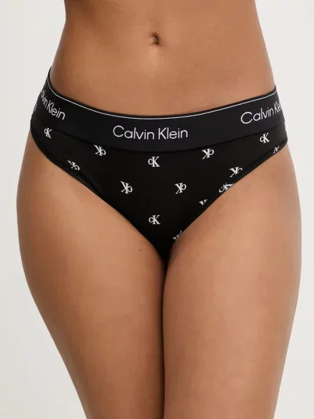 Calvin Klein Underwear kalhotky s bavlnou černé