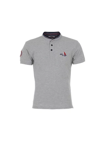 Polo majica Vent Du Cap siva
