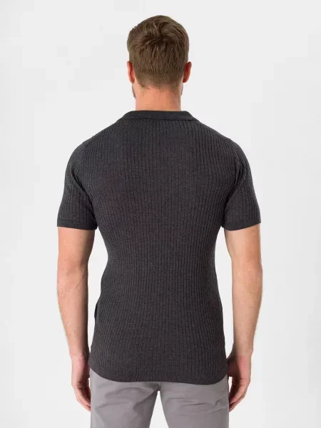 Moxx Paris Tricou metalic gri
