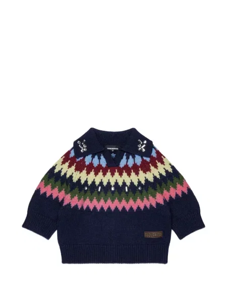 Sweter dziecięcy Dsquared2 niebieski