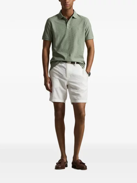 Șosete Polo Ralph Lauren cu broderie în carouri de flanelă verde