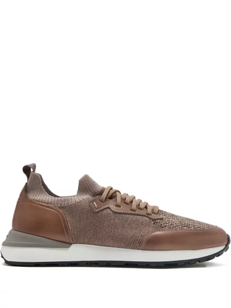 Sneakerși Magnanni din piele maro