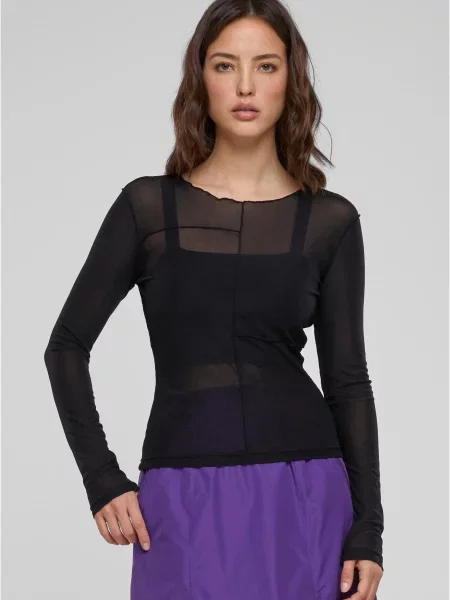 Koszulka Urban Classics z siateczką czarna