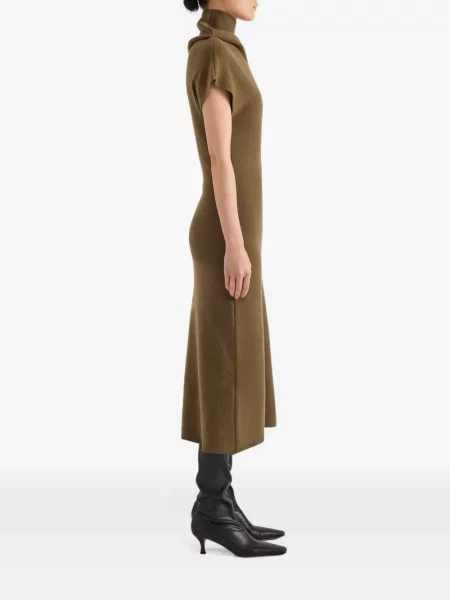 Rochie Proenza Schouler de lână verde