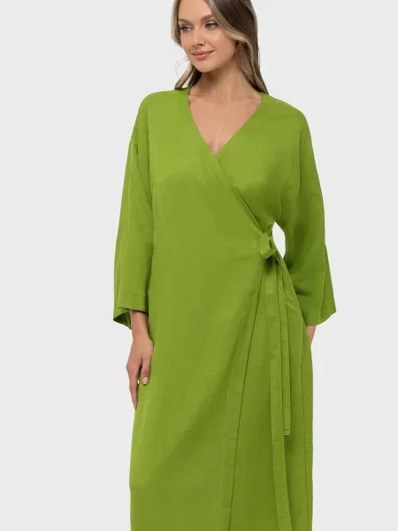 Лляна сукня Marc&andre зелена