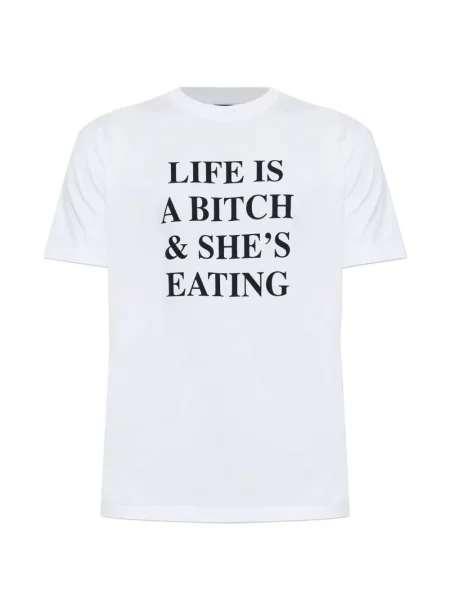 Tricou Dsquared2 cu imagine alb