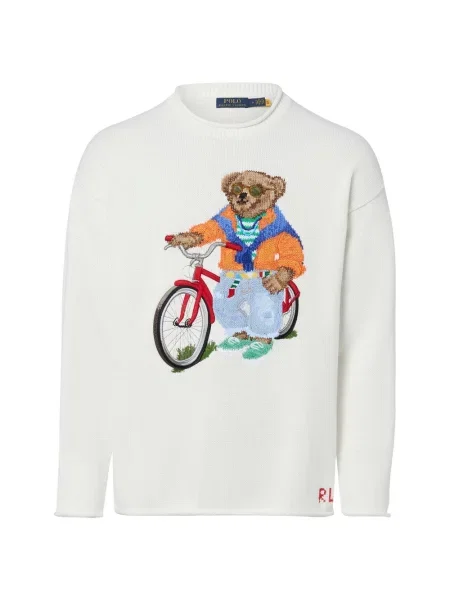 Polo Ralph Lauren sweter z dzianiny Mężczyźni S biały