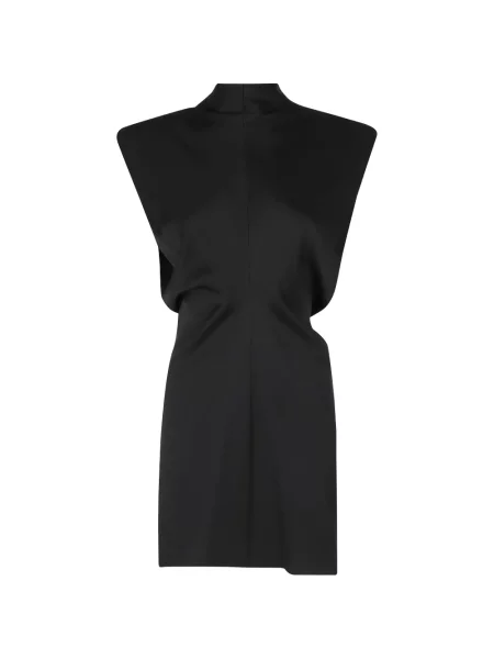 Rochie mini Federica Tosi fără mâneci negru