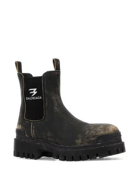 Botine chelsea Balenciaga din piele negru
