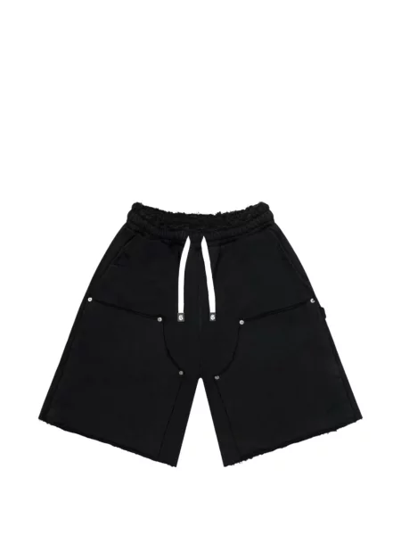 Pantaloni scurți Godspeed zdrențuiți negru