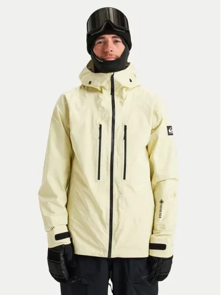 Quiksilver Snieglenčių striukė Pro Path Stretch Goretex Jk Modern Fit geltona