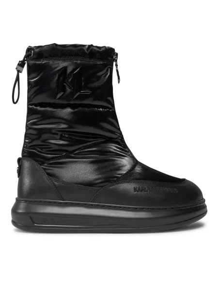 Škornji za sneg KARL LAGERFELD črna