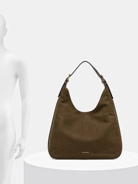 Кожаная сумка хобо Michael Michael Kors