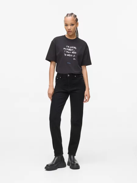 KARL LAGERFELD JEANS Jeans denim negru
