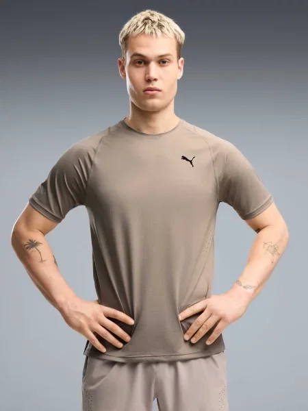 Спортивная футболка Puma бежевая