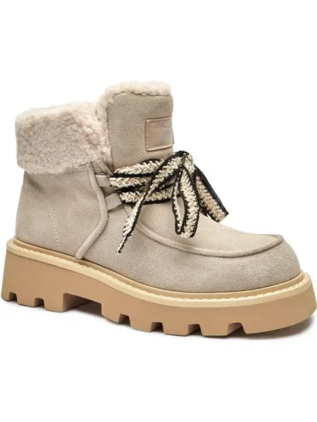 Botine Marc Cain din piele bej