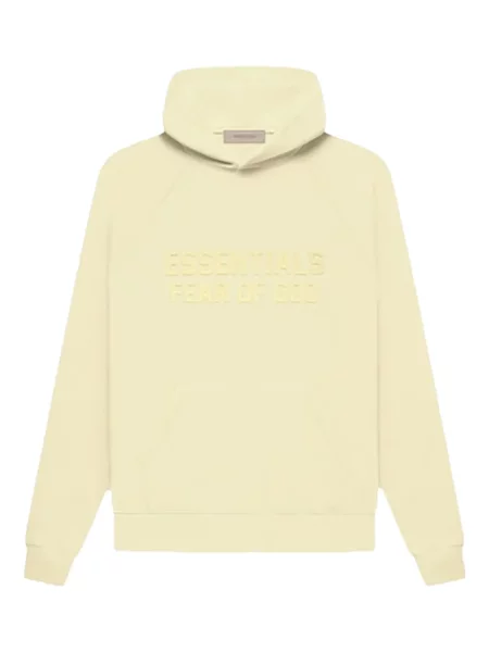 Hanorac cu glugă Fear Of God Essentials galben