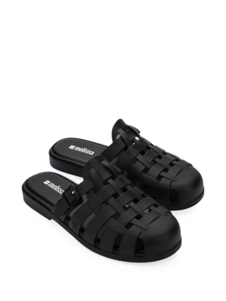 Papuci tip mules Melissa fără toc negru