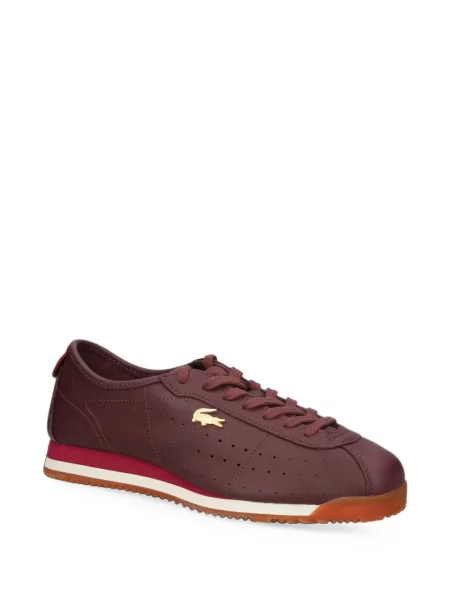 Sneakerși Lacoste cu autograf roșu