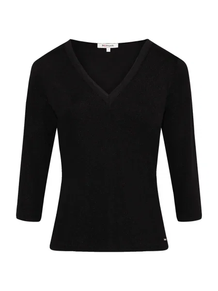 Tricou mânecă lungă Morgan negru