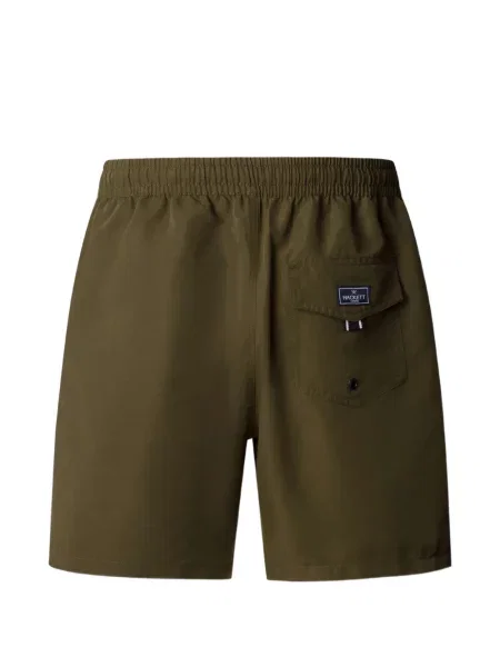 Slip de baie Hackett London cu broderie verde