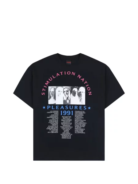Tricou Pleasures cu imagine negru