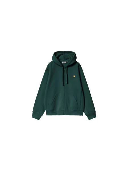 Kurtka Carhartt Wip z kapturem zielona