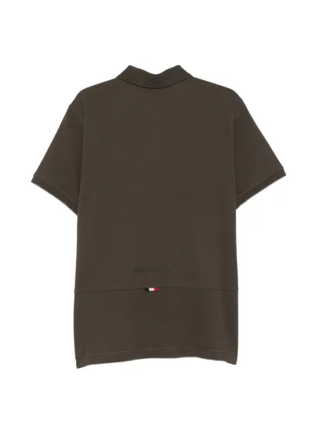 Tricou polo Moncler cu autograf verde