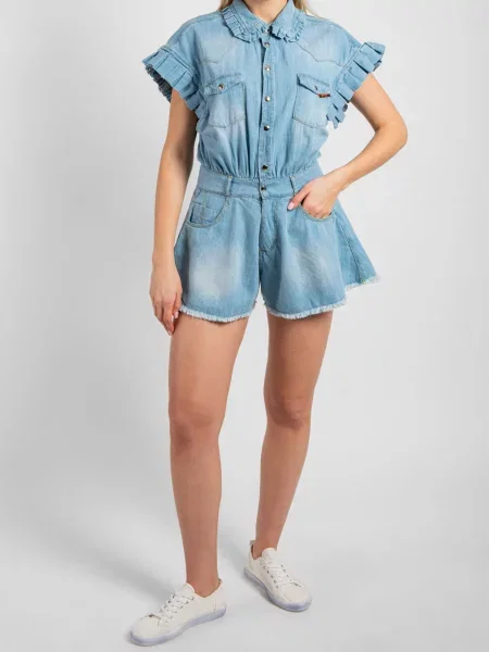 Just Before Джинсовий комбінезон блакитний