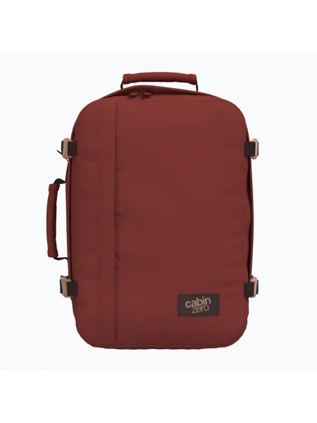 CabinZero Classic 36 l sangria red turistický batoh červená