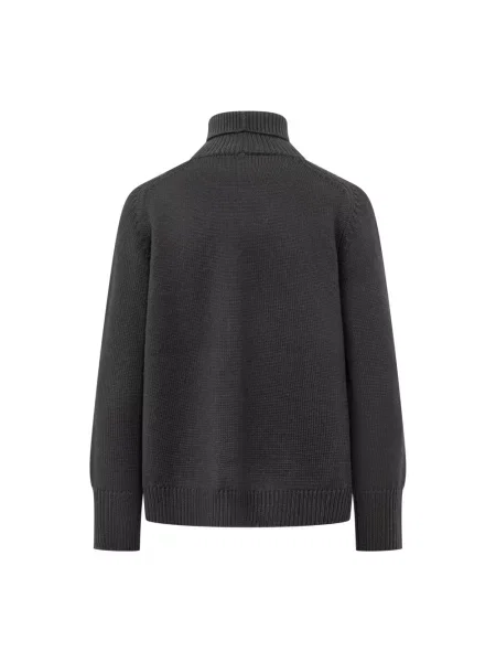 Sweter z golfem Fabiana Filippi niebieski