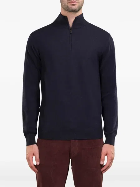 Heláncă Moorer de jumătate de fermoar albastru