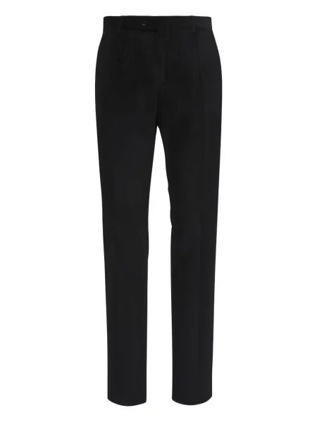 Pantaloni Maurizio Baldassari de catifea cord negru