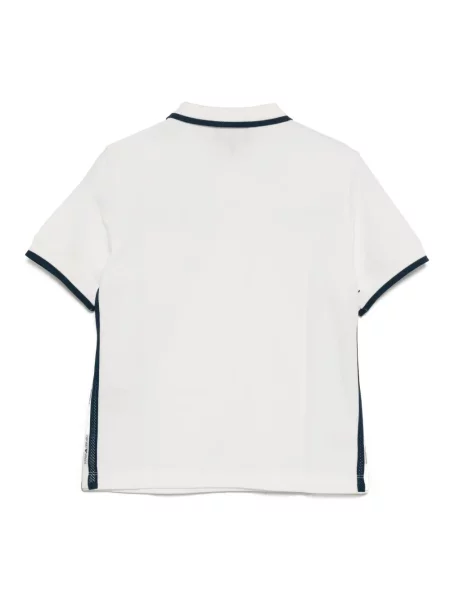 Koszulka polo dziecięca Emporio Armani biała
