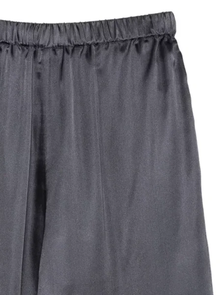 Pantaloni Carine Gilson din satin gri