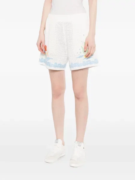 Pantaloni scurți Casablanca alb