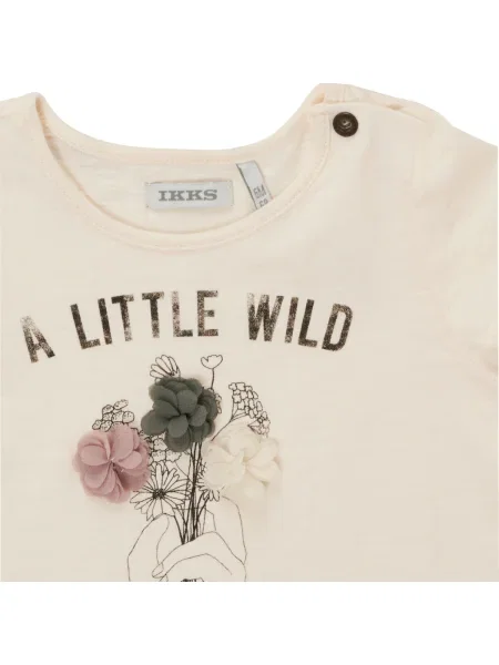 Tricou copii Ikks alb