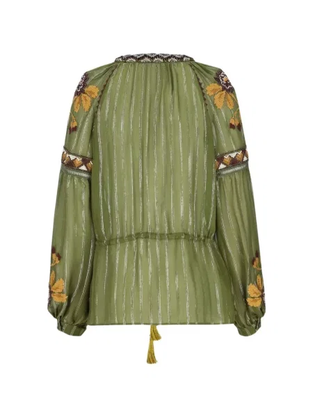 Bluză Valentino Garavani verde