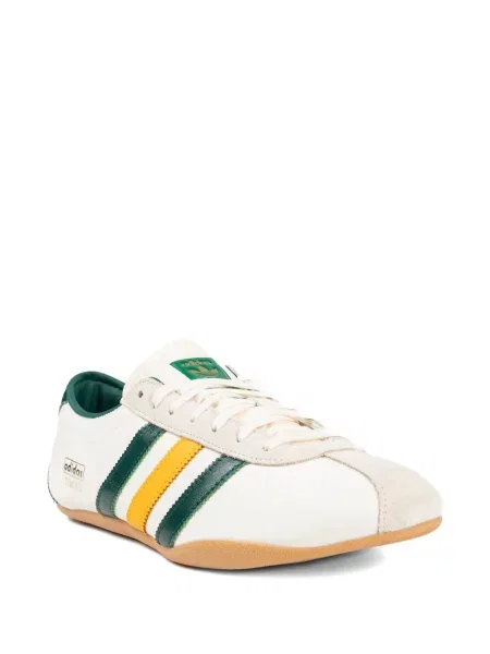 Sneakerși Adidas Gazelle cu dungi alb