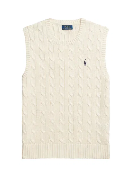Polo Ralph Lauren Sveter Écru Regular Fit