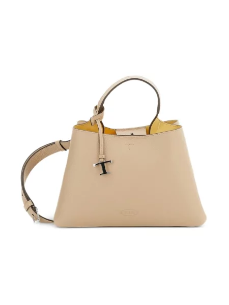 Torebka Tod's skórzana beżowa