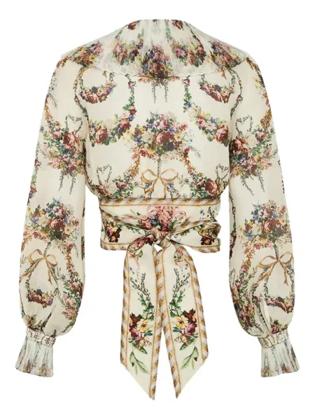 Top Camilla cu volane plisat