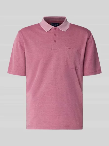 Koszulka polo o kroju regular fit z brustaszą Christian Berg Men