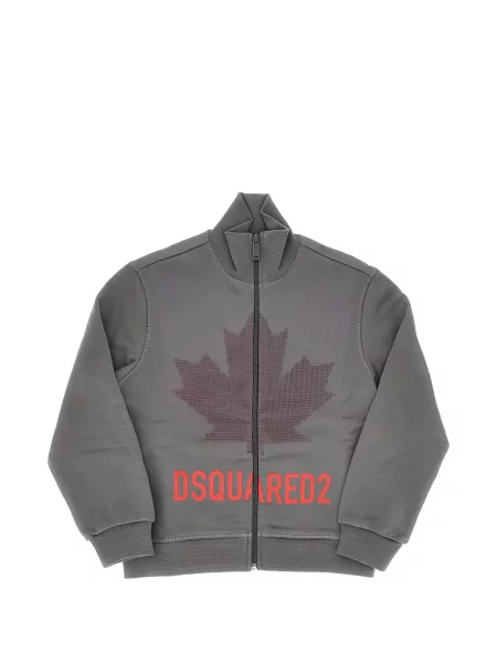 Bluza rozpinana dziecięca Dsquared2 szara