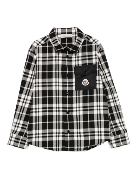 Koszula dziecięca Moncler Enfant czarna